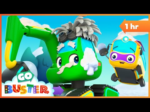Snowball Fight with Buster and Friends! ❄️| Holiday Special⛄ Go Buster - Bus Cartoons & Kids Stories