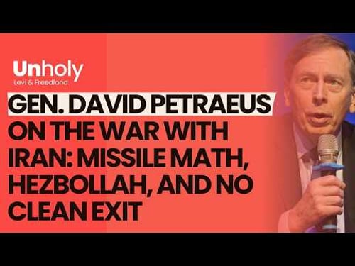 General David Petraeus on the Iran War: Missile Math, Hezbollah, and No Clean Exit