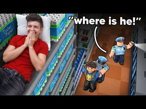 How Long Could You Secretly Live In A ROBLOX Grocery Store?