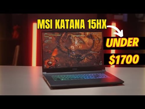 MSI KATANA 15HX – RTX 5070 Gaming Laptop under 1700 dollars in USA