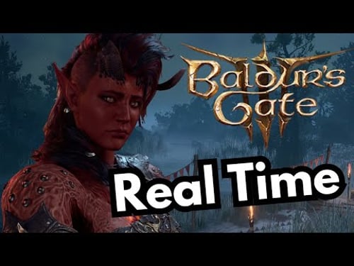 Baldur's Gate 3 But It's In Real Time (No Turn-Based)