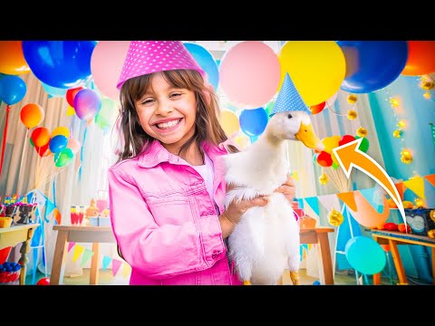 قررنا نحقق حلم بنتنا ايلين و نعمل حفلة عيد ميلاد للبطه