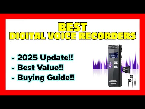 ๐ฅTOP 7 Best Digital Voice Recorders 2025 ๐ฅBest digital voice recorder for interviews on Amazon ๐ฅ