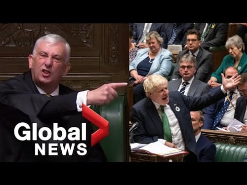 “Shut up or get out!”: UK speaker tells unruly lawmakers while PM leaving with “head held high”