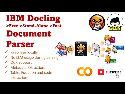 IBM Docling Free and OpenSource Advanced Document Parser