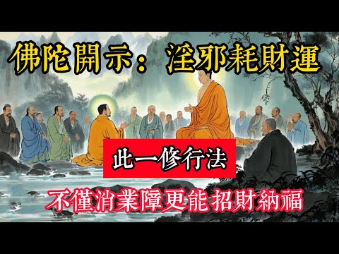 佛陀開示:淫邪耗財運,此一修行法,不僅消業障,更能招財納福!#立地成佛#佛陀#佛學#佛教#禪修#佛法智慧#佛教故事#佛教文化