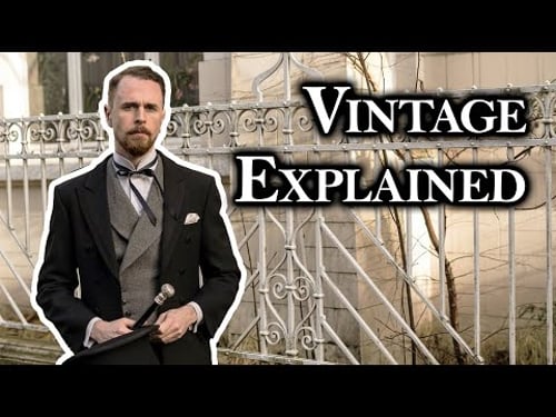 What is "vintage" clothing?
