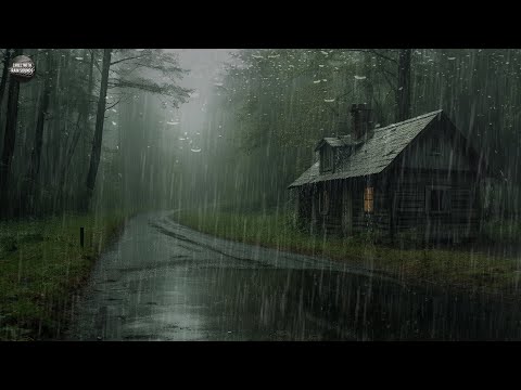 Beat Stress Within 5 Minutes to Sleep Soundly with Heavy Rain & Thunderstorm on a Tin Roof at Night