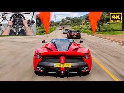 Ferrari LaFerrari VS Hypercars - Forza Horizon 5 | Logitech G923 Steering Wheel