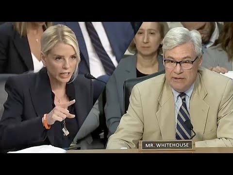 AG Bondi Flails and Deflects in Face of Sen. Whitehouse's Questioning in Judiciary Committee Hearing