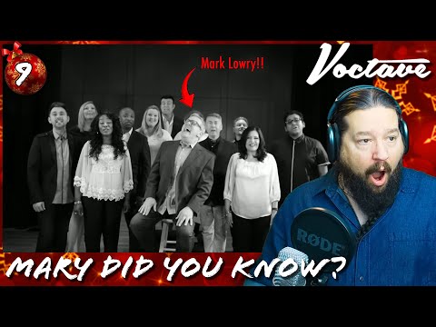 MARY, DID YOU KNOW? - Voctave ft Mark Lowry | CHRISTMAS REACTION 9