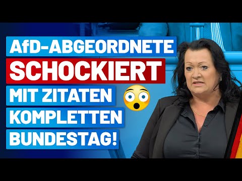 Birgit Bessin nimmt kein Blatt vor den Mund und spricht Klartext! - AfD-Fraktion im Bundestag