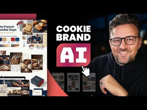 I Rebranded this COOKIE Company in 45 mins with AI (Live Demo)