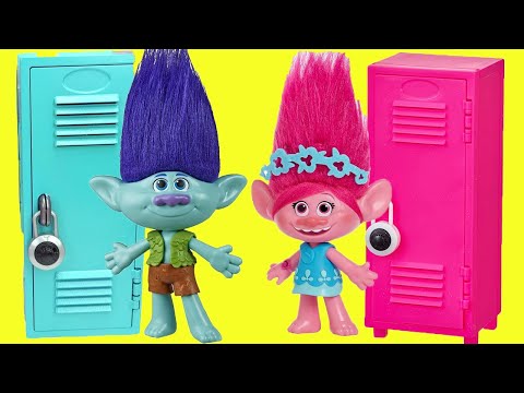 The Trolls Band Together Movie DIY Custom Back to School Locker Organization with Poppy and Branch