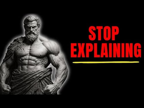 Stop chasing Stop explaining why silent strength makes you unbreakable stoic wisdom