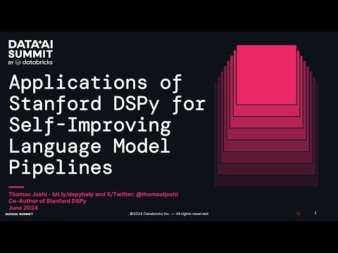 Applications of Stanford DSPy for Self-Improving Language Model Pipelines