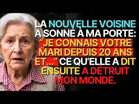 L'histoire de grand-mère👵💗: LA NOUVELLE VOISINE A SONNÉ À MA PORTE: “JE CONNAIS VOTRE MARI DEPUIS...