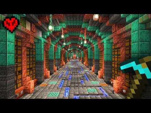I Built a Copper Golem Sorting System UNDERWATER in Minecraft Hardcore