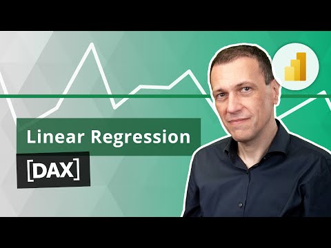 Implementing linear regression in Power BI