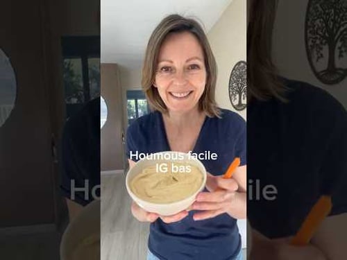 Recette de houmous super simple ! #mangersainement #igbas #marielaureandre