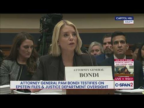 Attorney General Pam Bondi Testifies Before House Judiciary Committee