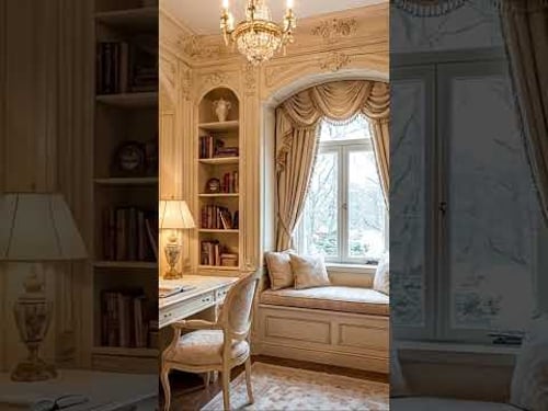 Amazing Wooden Carved Portable Village Tiny Caravan Home Concept