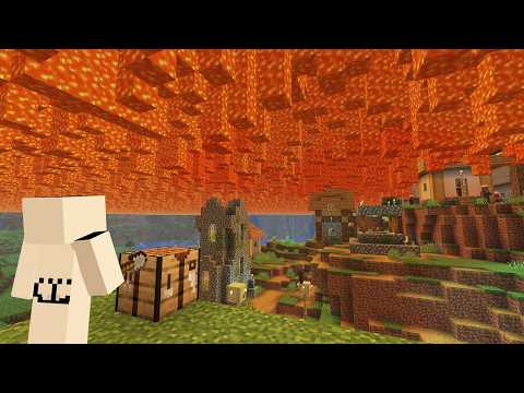 Can You Beat Minecraft If Lava ACTUALLY Falls From The Sky?