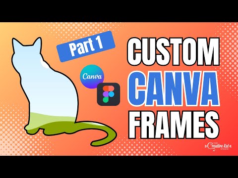 How To Create CUSTOM CANVA FRAMES Part 1 - Using Canva + Figma