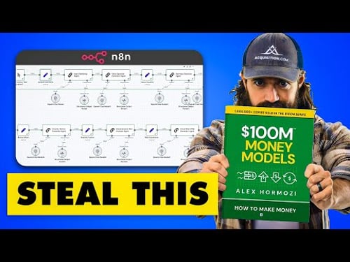 The SECRET AI Engine Behind Alex Hormozi’s New Book (N8N Template)
