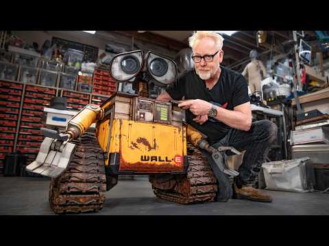 Adam Savage Meets a Real-Life Wall-E Robot!