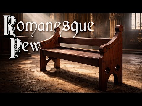 One Day Build | A Romanesque Church Pew made from Recycled Materials