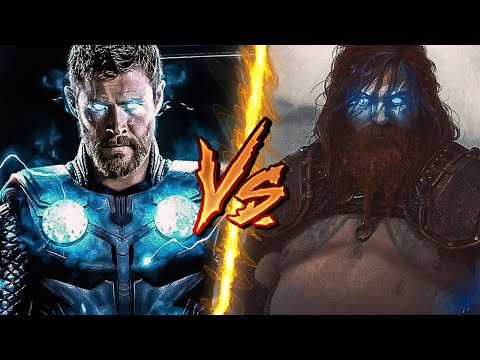 Thor VS Thor - Who Will Win? | MCU vs God of War