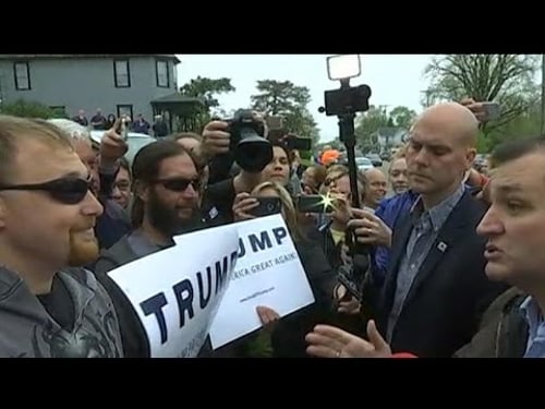 Watch: Trump supporter confronts Ted Cruz