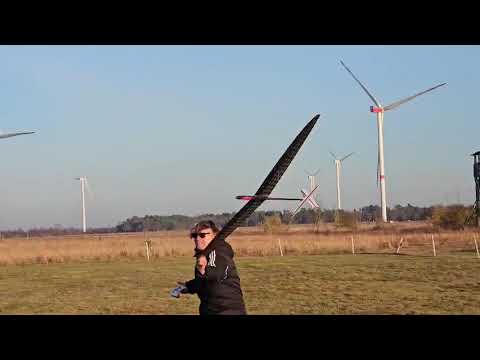 F3K DLG Zyklon fliegender Start