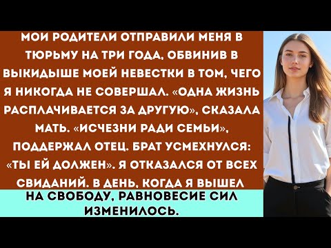 «Мои родители отправили меня в тюрьму из-за лжи. В тот день, когда я вышел на свободу, равновесие...