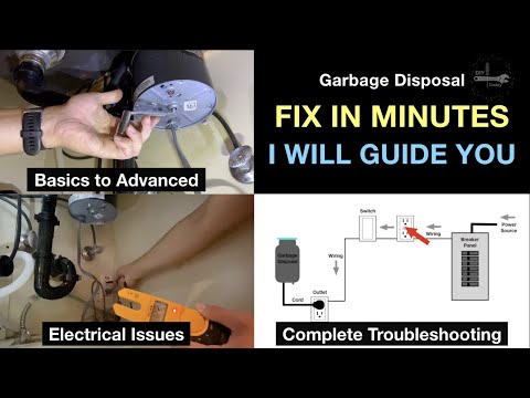 FIX IN MINUTES: NOT WORKING / HUMMING / FIX ELECTRICAL ISSUES / RESET -How to Fix Garbage Disposal