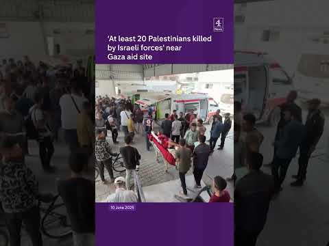 'At least 20 Palestinians killed by Israeli forces' near Gaza aid site