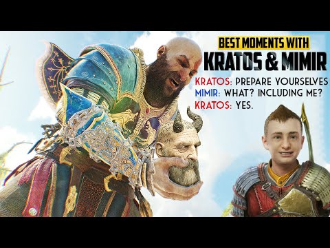 Mimir and Kratos being Funny for 9 minutes straight - God of War Ragnarok