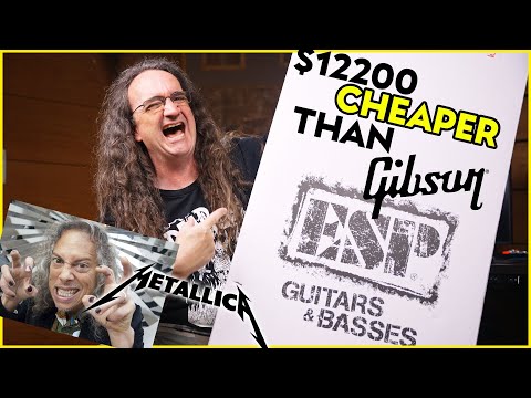 LTD CRUSHES the Gibson Mustaine V: Kirk Hammett V!!