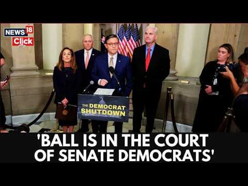 Washington in Crisis | Mike Johnson Draws the Line | ‘Nothing to Negotiate’ in Shutdown Standoff