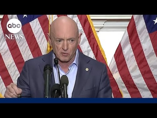 Sen. Mark Kelly calls out 'bullying' by President Trump