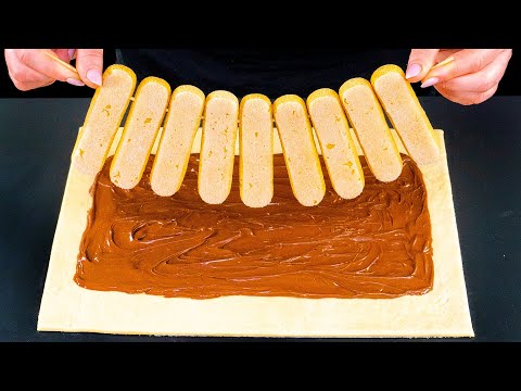 The family's favorite recipe! Puff pastry dessert, in just 10 minutes