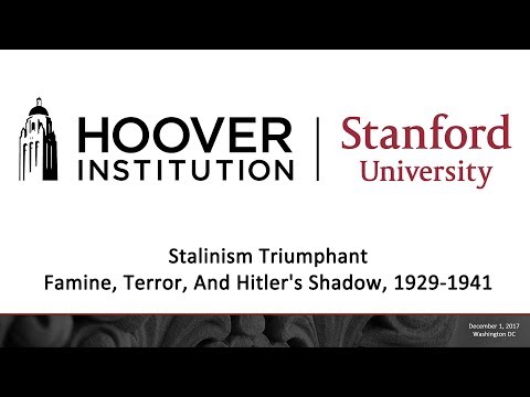 Stalinism Triumphant: Famine, Terror, And Hitler's Shadow, 1929-1941