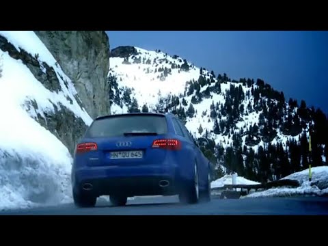 Audi RS6 vs Para-skier: French Alps Race (HQ) | Top Gear