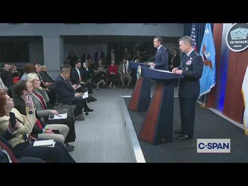 Defense Secretary and Joint Chiefs Chair News Conference