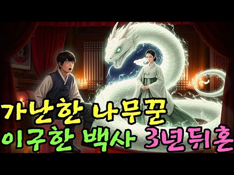 👌잠자기전 듣는 옛날이야기 1시|가난한 나무꾼이 구한 백사… 3년 뒤 혼례밤, 뱀이 돌아와 벌인 충격적 사건ㅣ옛날이야기 ㅣ민담 ㅣ오디오북ㅣ전설ㅣ설화 ㅣ야담