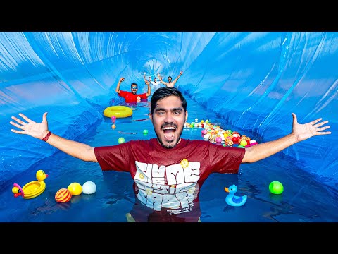 We Made a Tunnel Swimming Pool | हमने बनाया सुरंग में स्विमिंग पूल