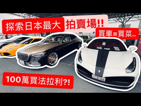 法拉利當豐田在買?! 全世界最大規模汽車拍賣場初體驗!!