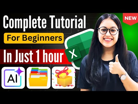✅Excel Complete Tutorial with A.I in just 60 minutes !