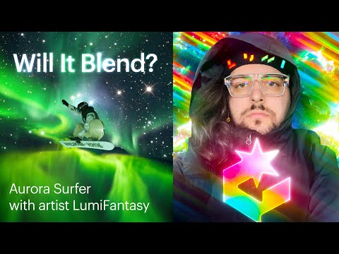 Surfing the Aurora Borealis - Will It Blend? Photoshop Livestream with LumiFantasy